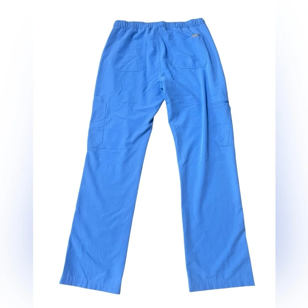 Figs men’s technical series TM3001 blue Cairo cargo drawstring waist scrub pant